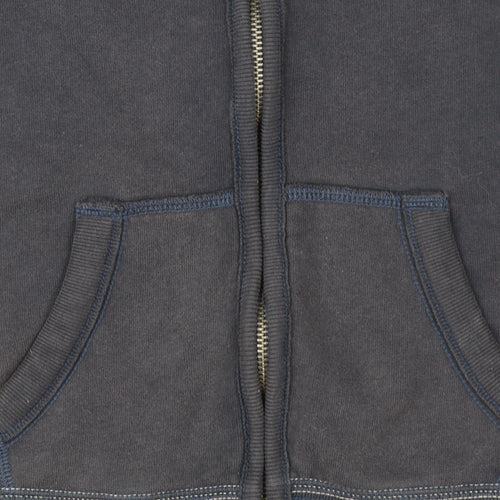 Abercrombie & Fitch Womens Navy Blue Full Zip Hoodie M