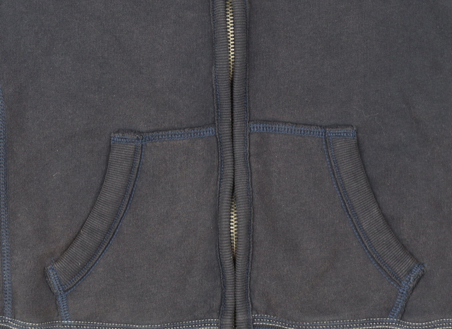 Abercrombie & Fitch Womens Navy Blue Full Zip Hoodie M
