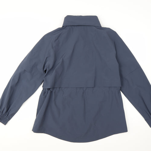 Marks and Spencer Women Blue Size 10 Lightweight Rain Coat Jacket