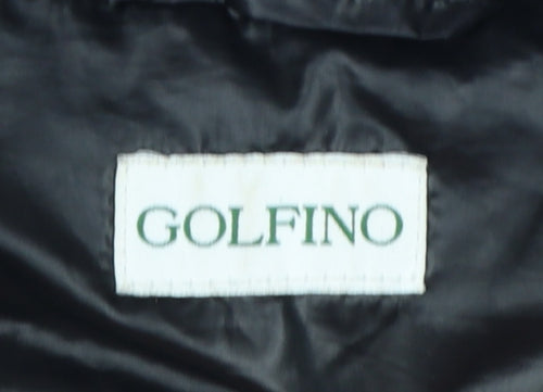 GOLFINO Women's Black Puffer Waistcoat UK 8 Lightweight Down Vest