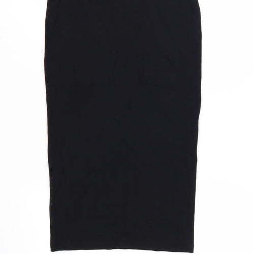 Next Women Black Size 10 Pencil Stretch Skirt