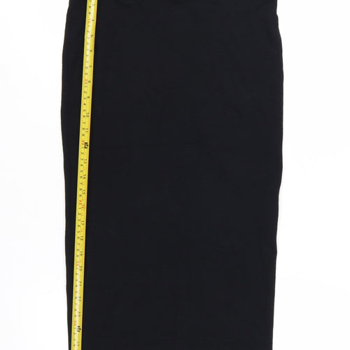 Next Women Black Size 10 Pencil Stretch Skirt
