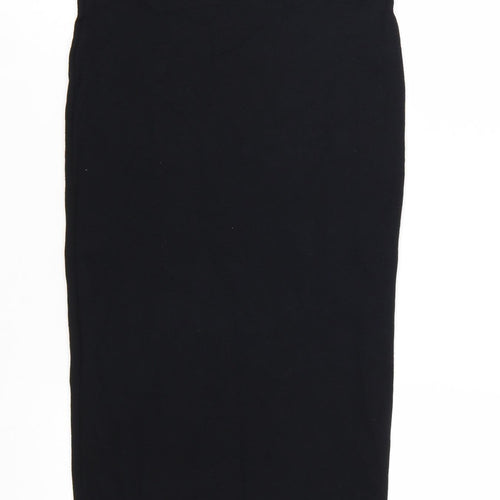 Next Women Black Size 10 Pencil Stretch Skirt