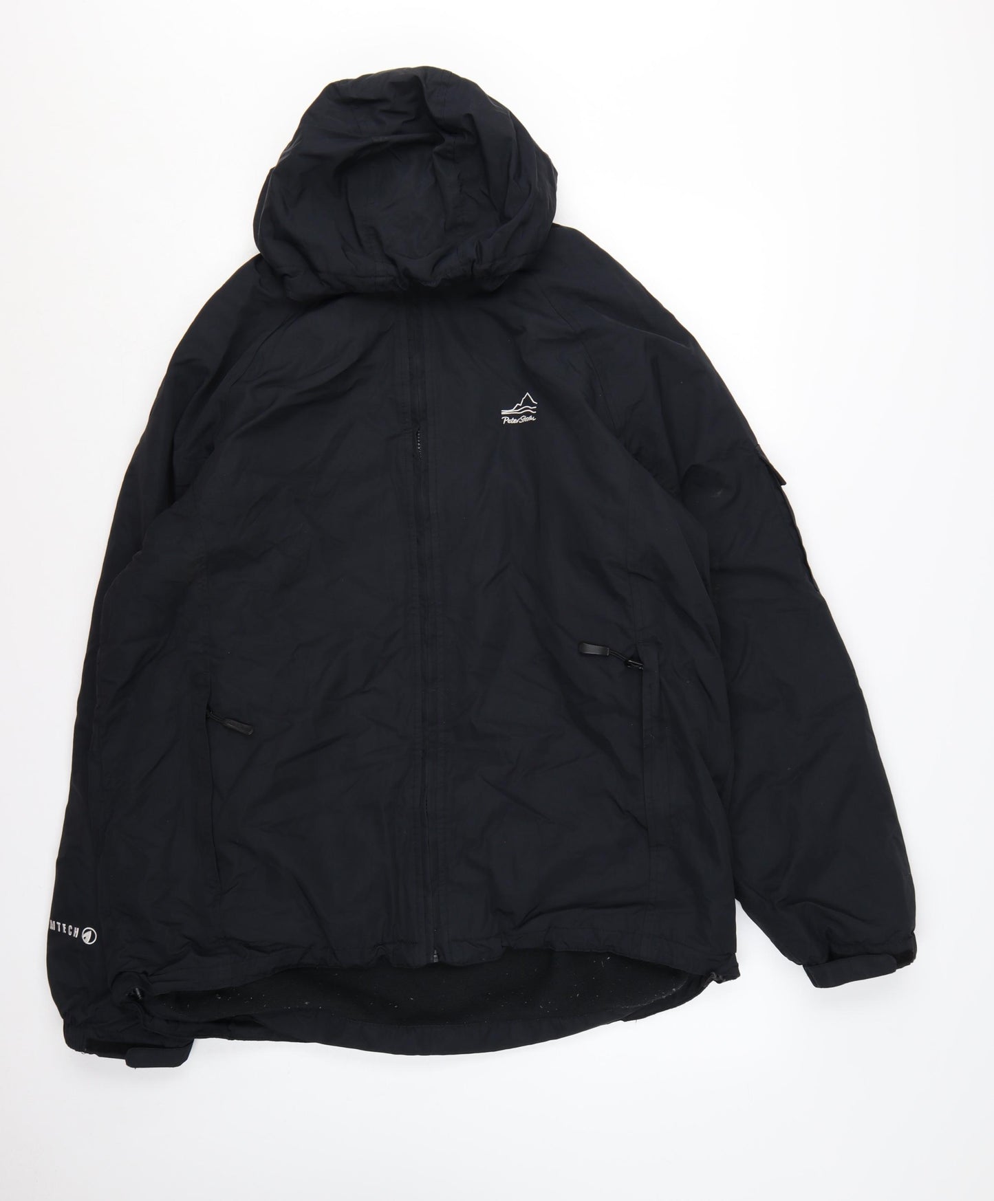 Peter Storm Men's Black XL Waterproof Hooded Parka Jacket