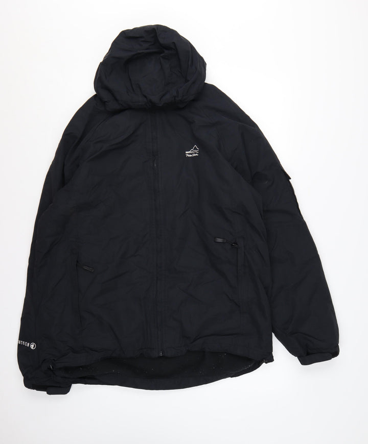 Peter Storm Men's Black XL Waterproof Hooded Parka Jacket