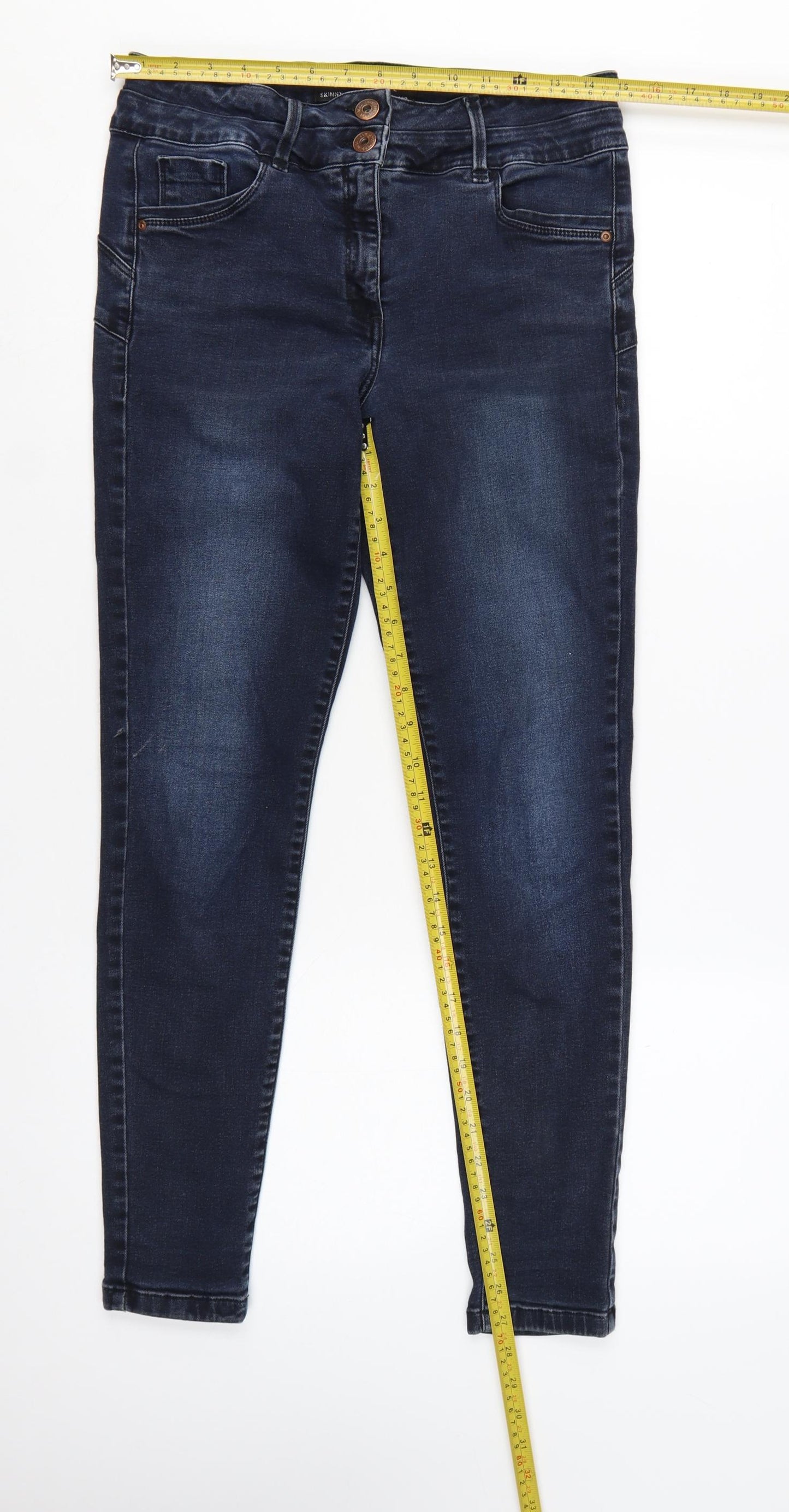 Next Women’s Blue Lift Slim & Shape Skinny Jeans Size 14R