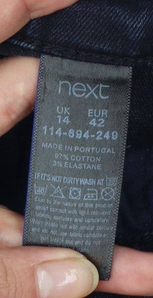 Next Women’s Blue Lift Slim & Shape Skinny Jeans Size 14R