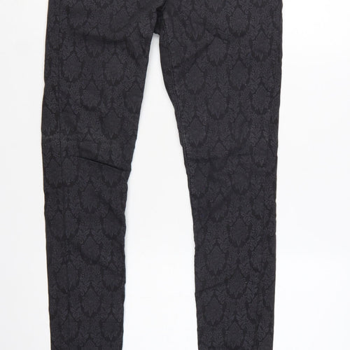 Next Women’s Black Skinny Jeans Size 10 Regular Stretch Denim
