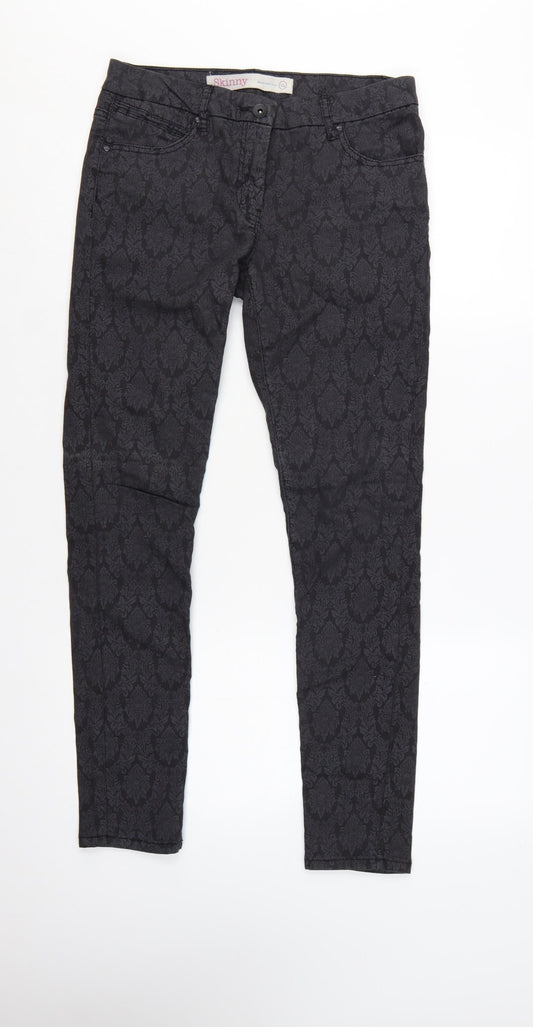 Next Women’s Black Skinny Jeans Size 10 Regular Stretch Denim