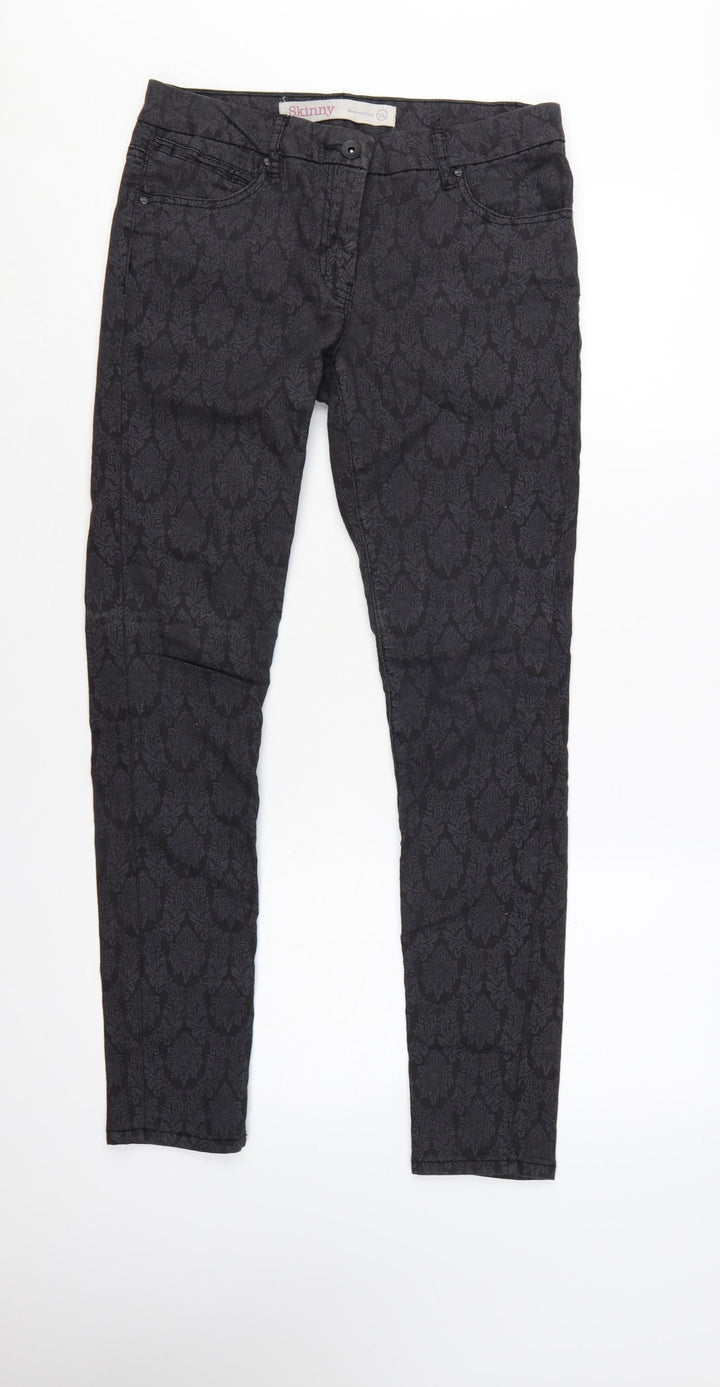Next Women’s Black Skinny Jeans Size 10 Regular Stretch Denim