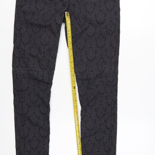 Next Women’s Black Skinny Jeans Size 10 Regular Stretch Denim