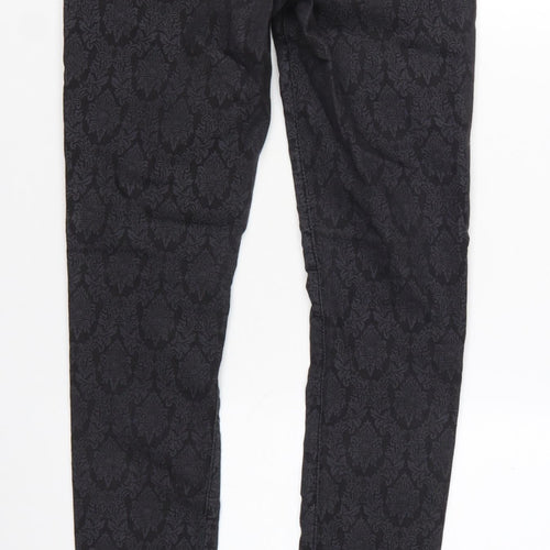 Next Women’s Black Skinny Jeans Size 10 Regular Stretch Denim