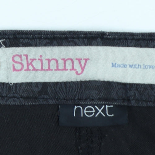 Next Women’s Black Skinny Jeans Size 10 Regular Stretch Denim