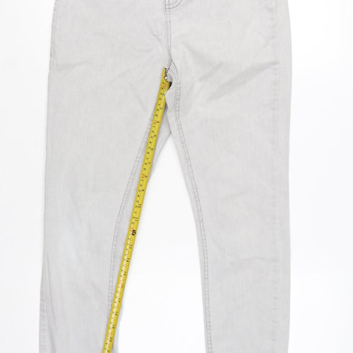 Primark Women Grey Skinny Jeans Size 14 Stretch Denim Co.