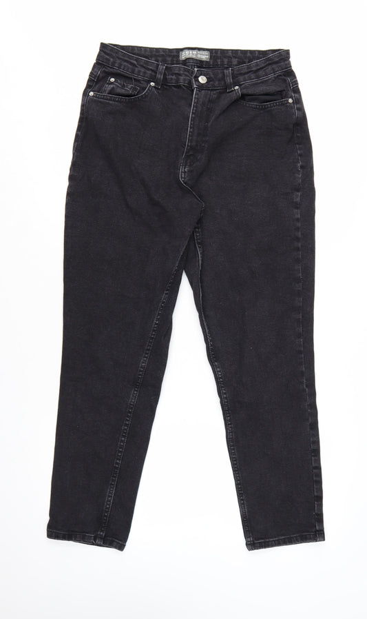 Primark Women’s Black Skinny Jeans Size 12 Mid Rise Denim