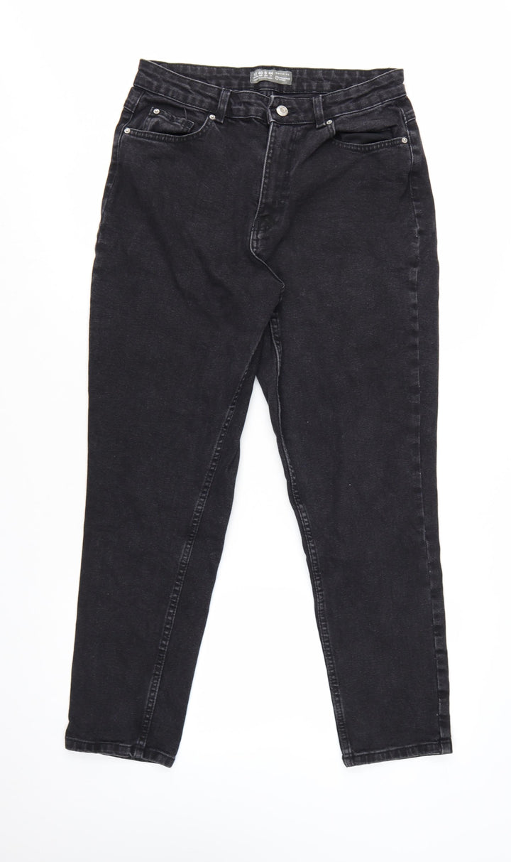 Primark Women’s Black Skinny Jeans Size 12 Mid Rise Denim