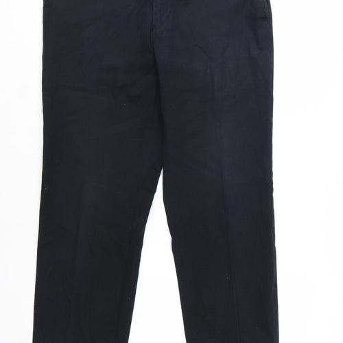Marks and Spencer Men's Black Slim Chino Trousers 34W 29L