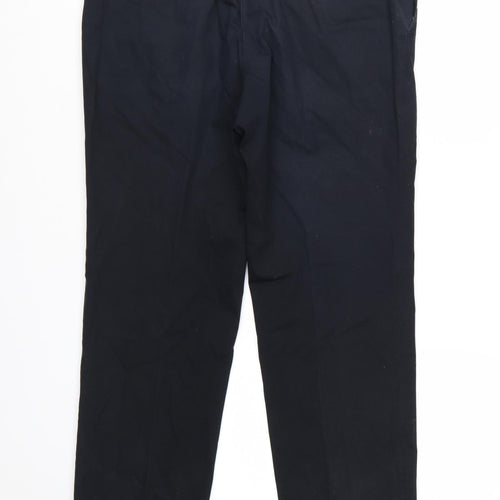 Marks and Spencer Men's Black Slim Chino Trousers 34W 29L