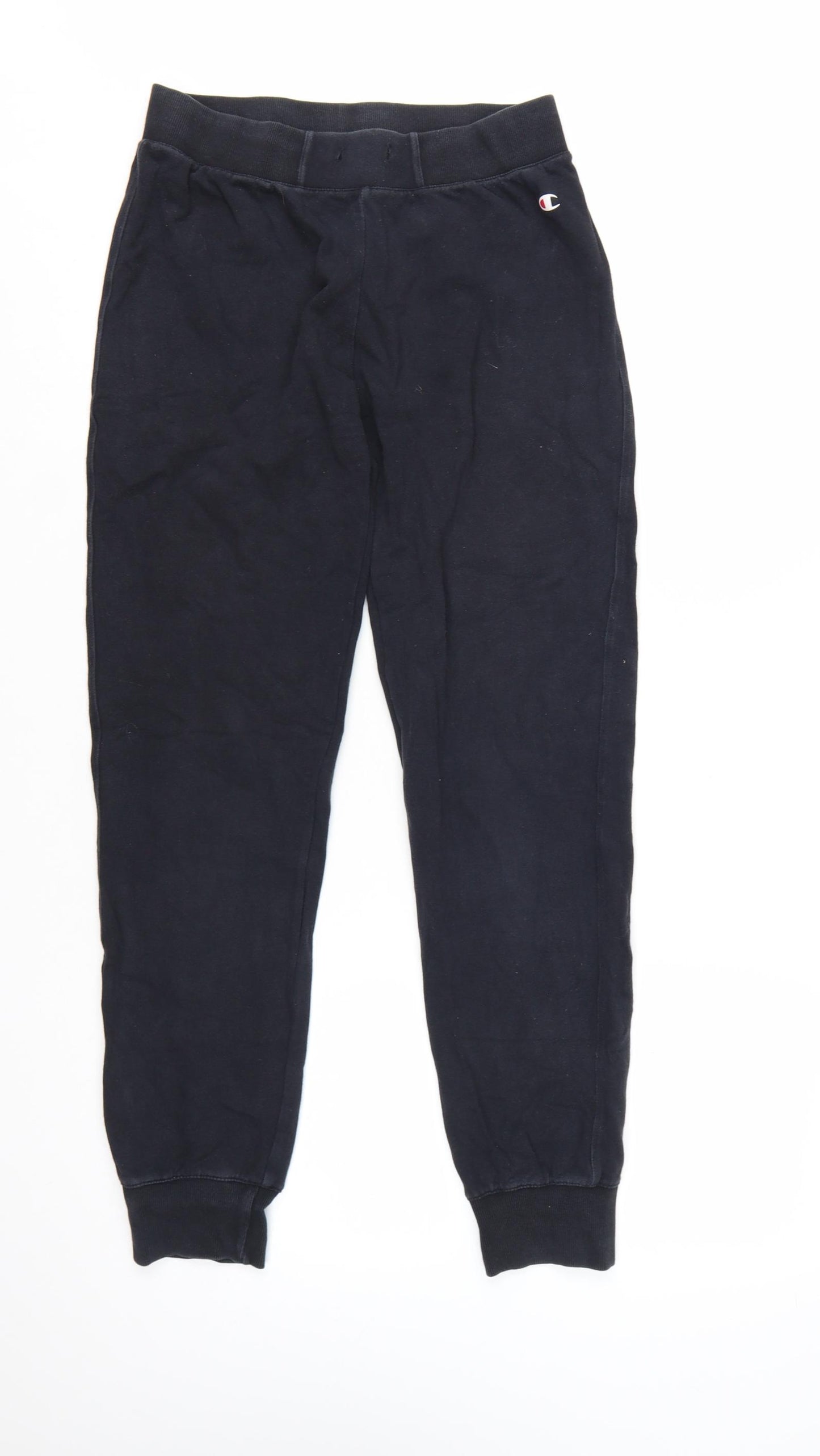 Champion Women Black Small Jogger Sweatpants Cotton Blend