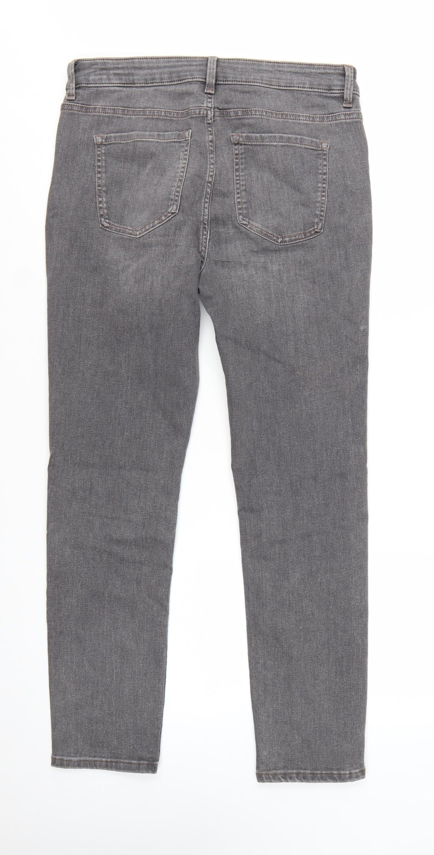 The Lily Women's Grey Slim Fit Skinny Jeans Size 14