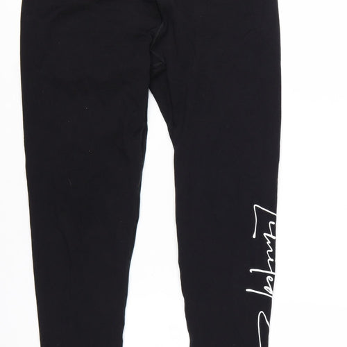 Miso Womens Black Size 14 Ankle High Rise Stretch Leggings