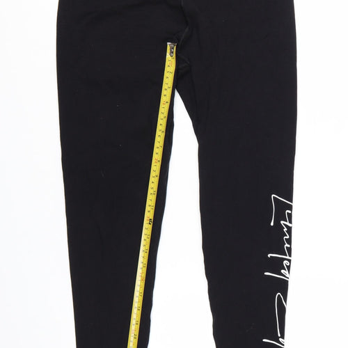 Miso Womens Black Size 14 Ankle High Rise Stretch Leggings