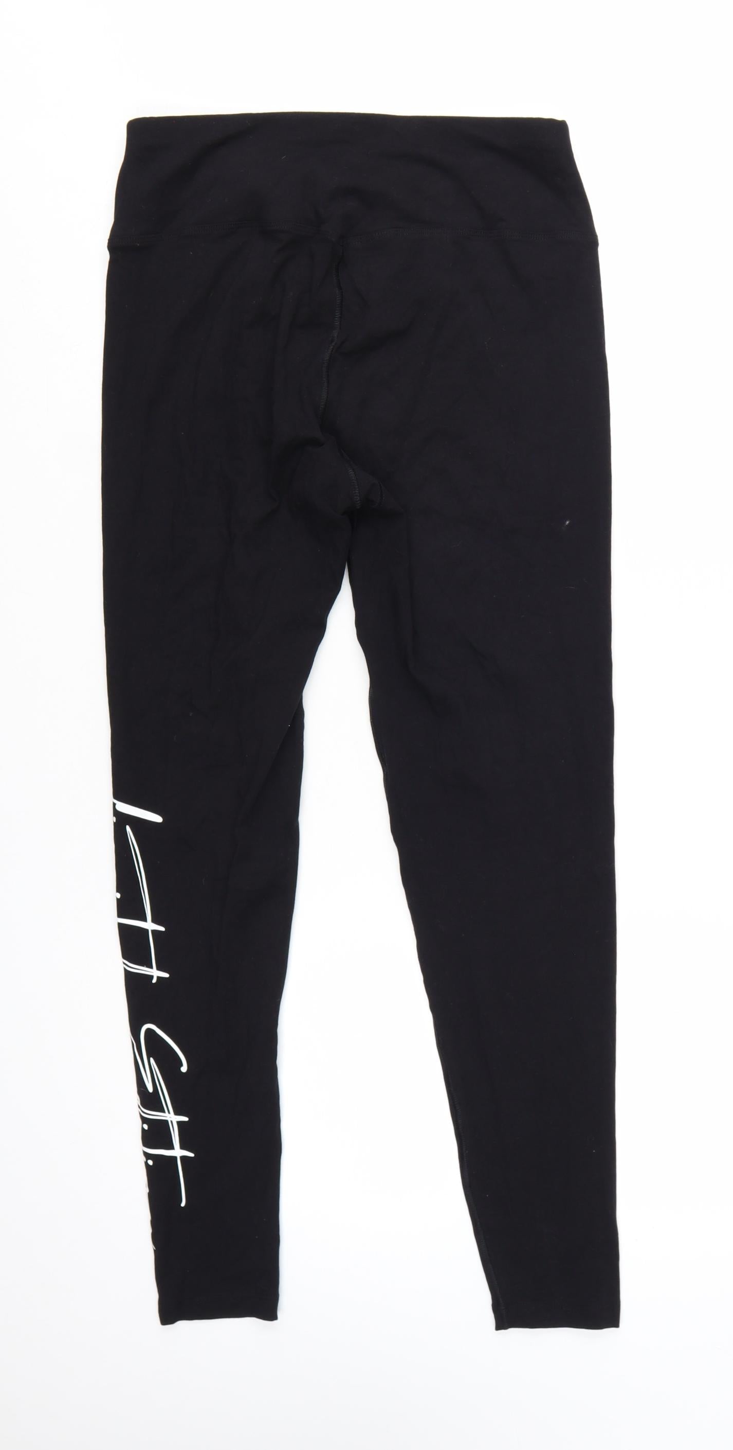Miso Womens Black Size 14 Ankle High Rise Stretch Leggings