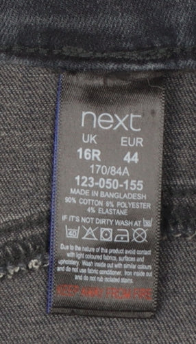 Next Women Grey Bootcut Jeans Size 16 Lift Slim & Shape