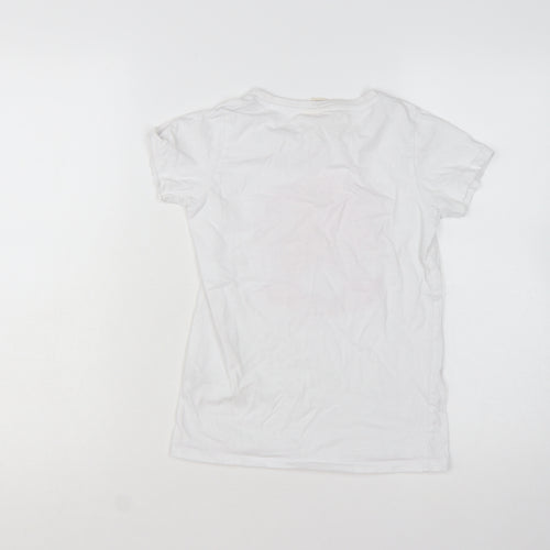 Saltrock Girls White Let's Be Mermaids Graphic Cotton T-Shirt Age 11-12