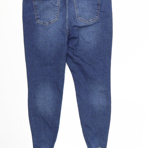 Papaya Petite Women’s Blue Slim Ankle Jeans Size 18 Stretch Denim