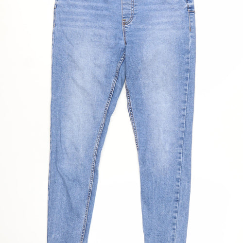 New Look Women Blue Size 14 Jegging Jeans Slim Fit Soft Stretch Denim