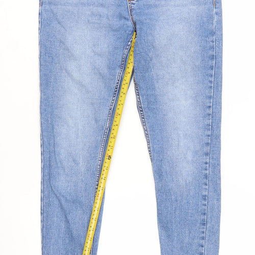 New Look Women Blue Size 14 Jegging Jeans Slim Fit Soft Stretch Denim