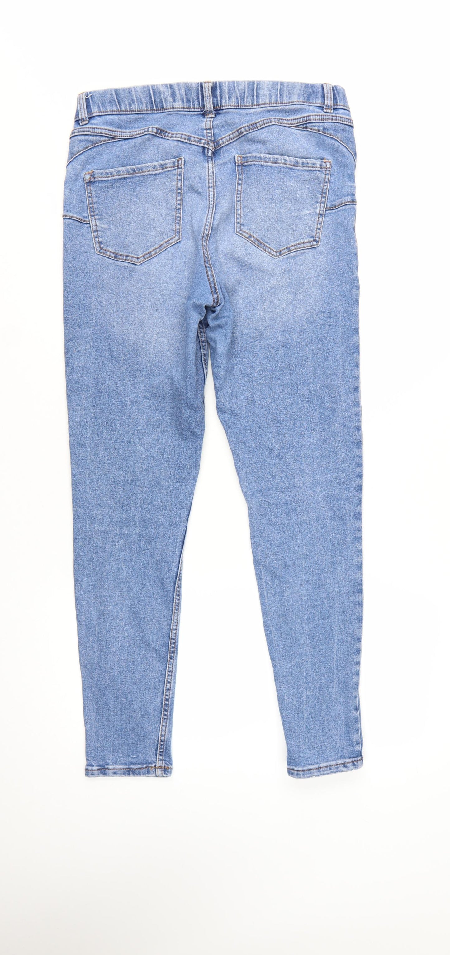 New Look Women Blue Size 14 Jegging Jeans Slim Fit Soft Stretch Denim