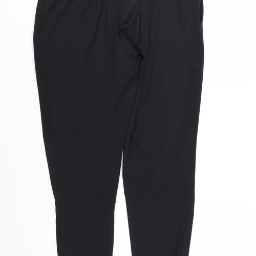 Nike Men's Black Dri-Fit Jogger Trousers M Tapered Fit