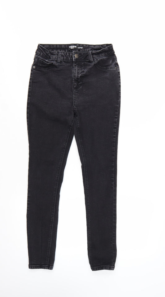 George Women's Black Skinny Jeans Size 10 Short Fashion Fit