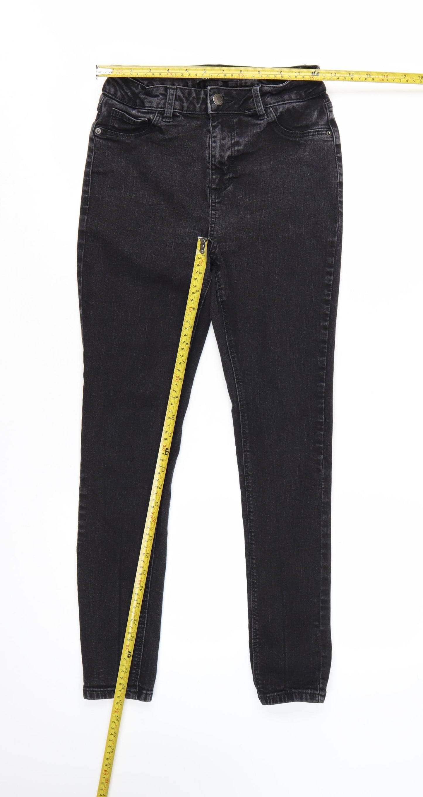 George Women's Black Skinny Jeans Size 10 Short Fashion Fit