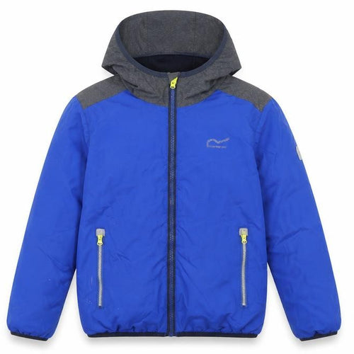 Regatta Boys Blue Hooded Puffer Jacket 11-12 Years Waterproof Lightweight
