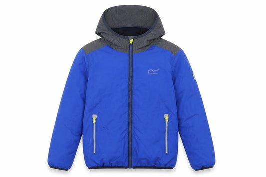 Regatta Boys Blue Hooded Puffer Jacket 11-12 Years Waterproof Lightweight