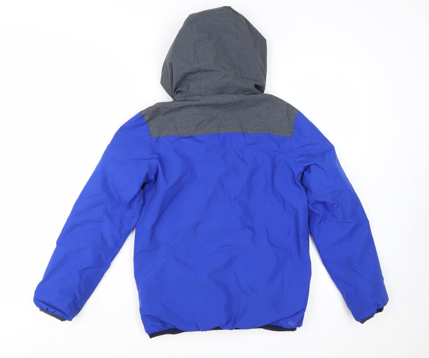 Regatta Boys Blue Hooded Puffer Jacket 11-12 Years Waterproof Lightweight