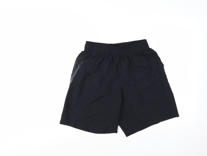 Under Armour Mens Black M Athletic Quick Dry Gym Shorts