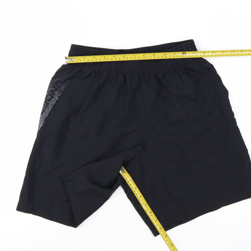 Under Armour Mens Black M Athletic Quick Dry Gym Shorts