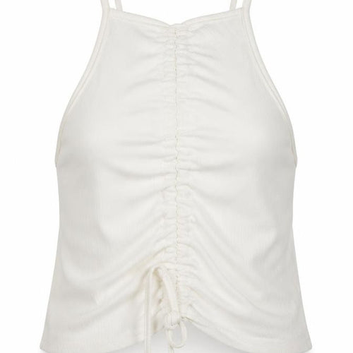 Missguided Women’s White Cropped Halter Tank Top UK 10