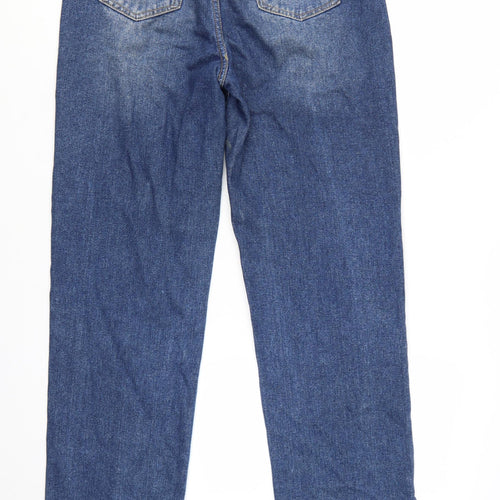 PrettyLittleThing Women Blue Straight Denim Jeans Size 10