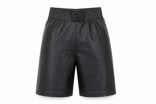 Topshop Women's Black Size 8 Stretch Biker Shorts
