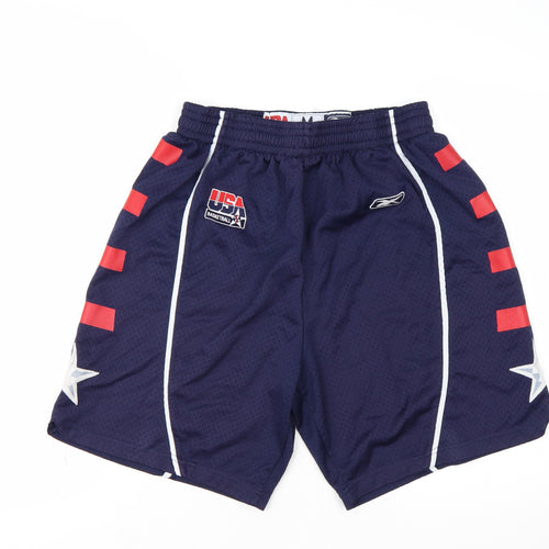 Reebok USA Basketball Men's Blue Athletic Shorts Size M