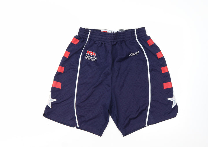 Reebok USA Basketball Men's Blue Athletic Shorts Size M