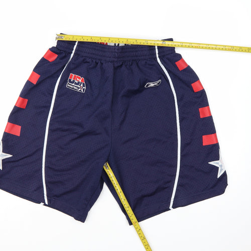 Reebok USA Basketball Men's Blue Athletic Shorts Size M