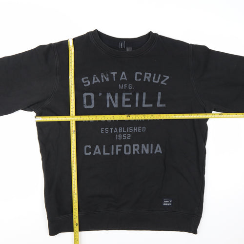 O'Neill Mens Black XL Pullover Sweatshirt California Graphic
