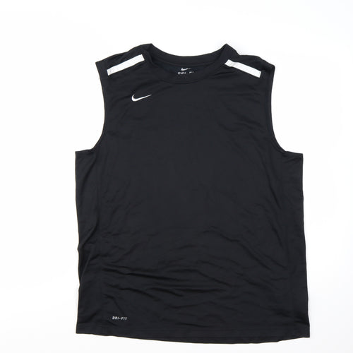 Nike Men's Black Dri-Fit Sleeveless Tank Top XL Athletic Gym Wear
