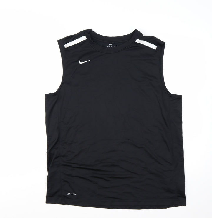 Nike Men's Black Dri-Fit Sleeveless Tank Top XL Athletic Gym Wear